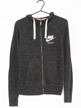 Nike Women’s Charcoal Gray Full-Zip Hoodie | Size XS | Good Condition
